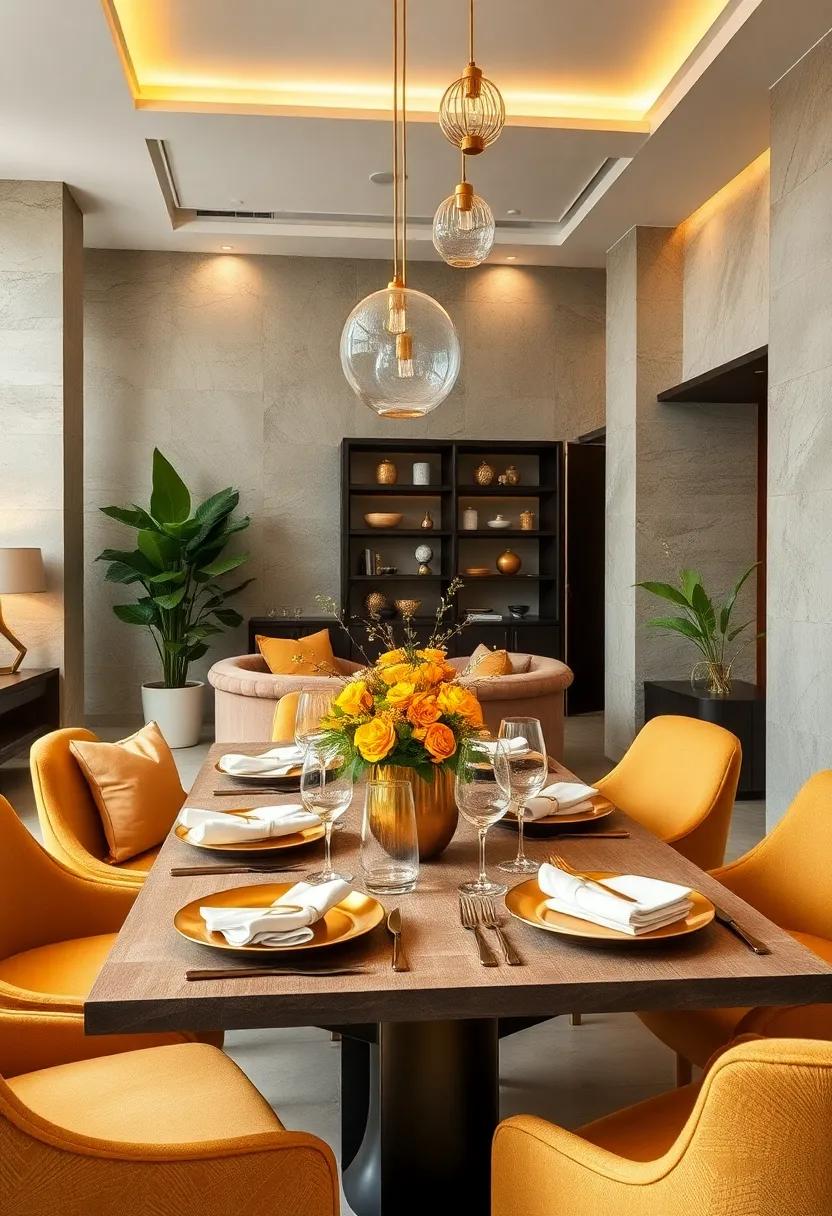 Chic ⁤Table Settings: Gold ⁤Plates and Cutlery for Dining ​in Style