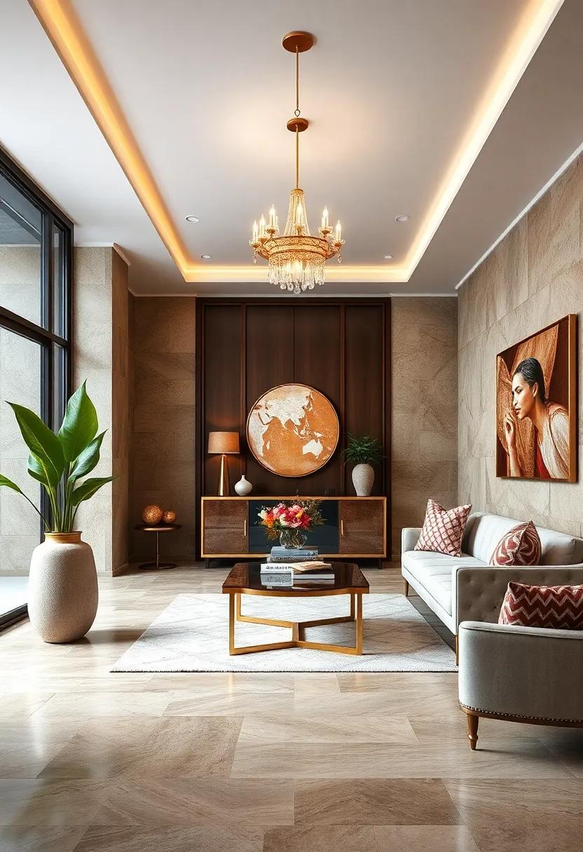 Entryway‌ Elegance: Gold Detail on⁤ Console Tables ​to Impress guests