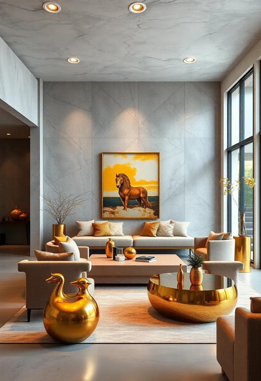 Unique ​Art Pieces:‌ Gold Sculptures that ‍Spark Conversations