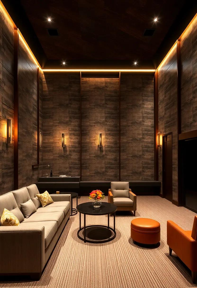 Velvet Opulence: Enveloping the space, rich purple velvet walls invite theatergoers ⁢to sink into plush ⁣seats, combining ⁢comfort with sophisticated design