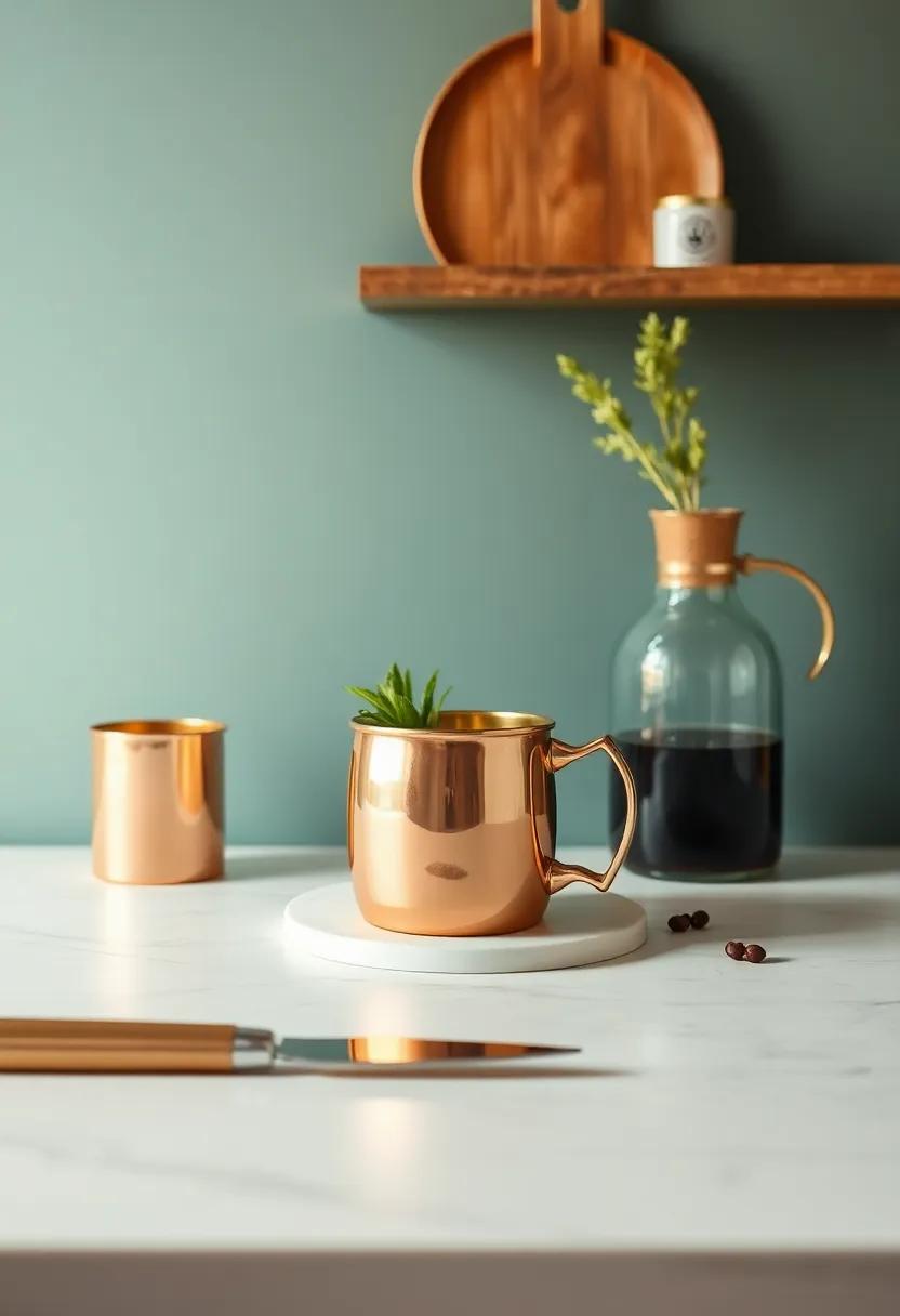 Copper Mugs: Serve⁤ drinks in style‍ with beautifully crafted copper mugs that enhance both taste and presentation