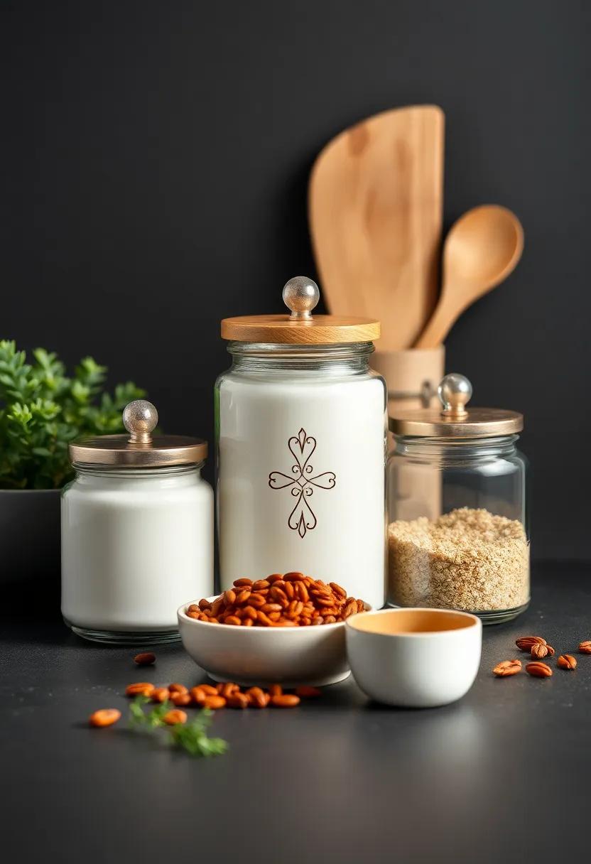 Decorative spice Jar Set: ⁢An aesthetically pleasing spice jar set offers both organization and elegance, showcasing ⁢your​ culinary‍ creativity