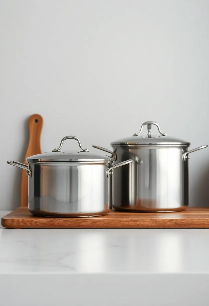 Insulated Stainless Steel Cookware: Elevate cooking efficiency with insulated stainless steel pots that maintain temperature and style