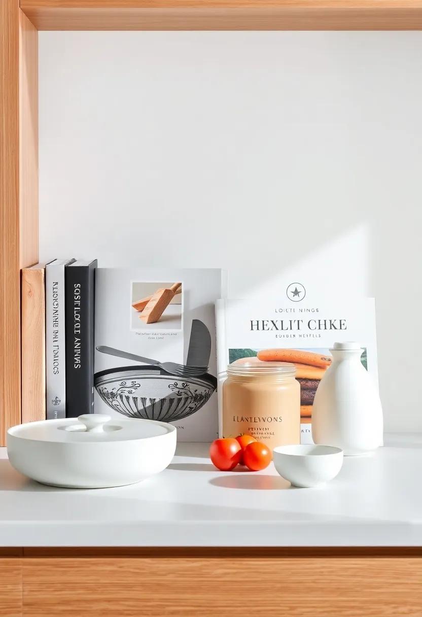 Luxury Cookbooks: Curate a collection of beautifully​ designed cookbooks ⁤that inspire culinary adventures while enhancing‌ your kitchen library