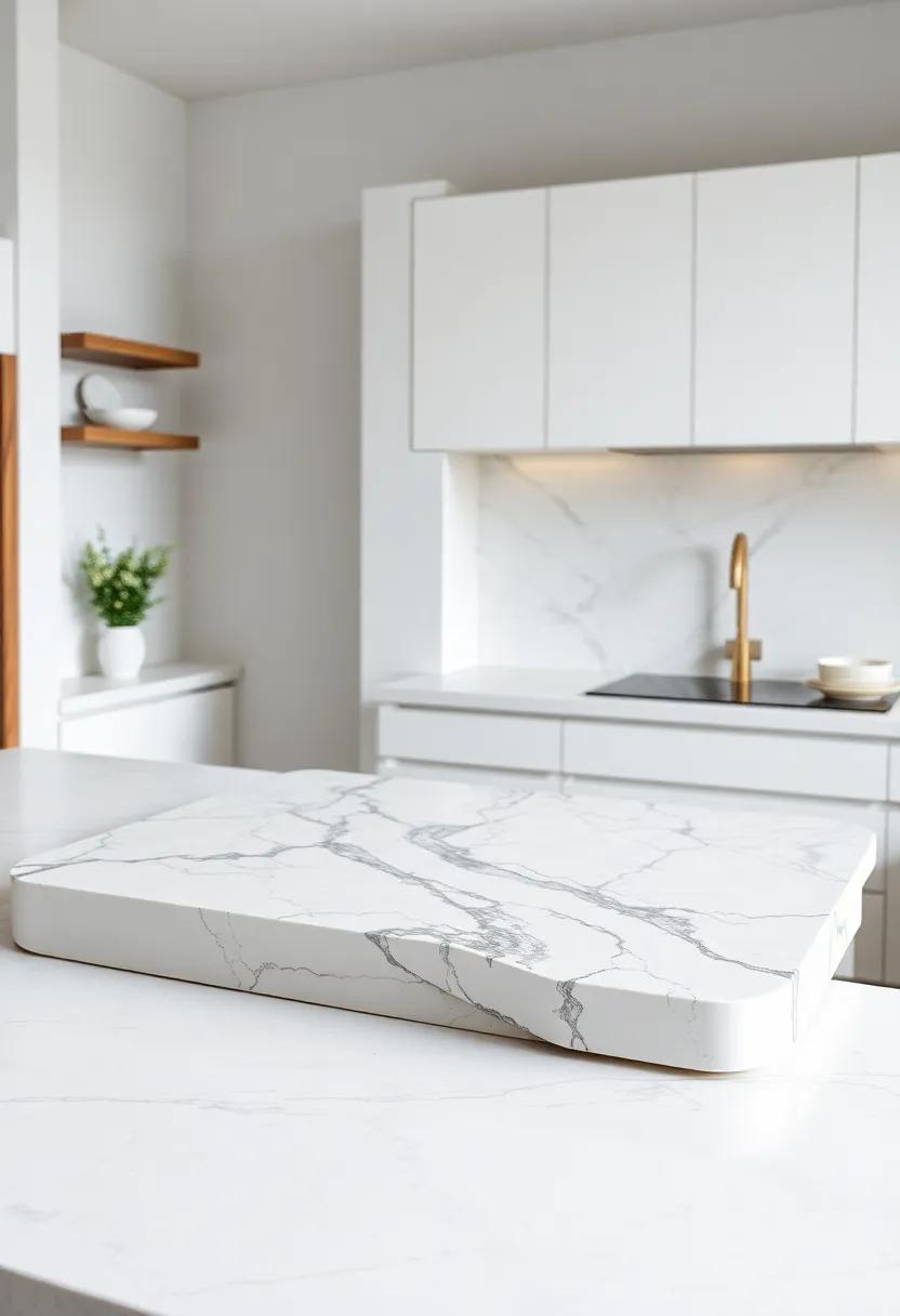 Marble Cutting Board:⁢ A stunning marble ‌cutting board​ not only serves as‌ a practical tool but also as a chic centerpiece for your ‌kitchen