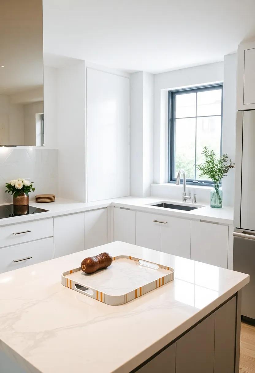 Accent​ Pieces: Introduce smaller marble elements, like cutting boards or serving trays, to add luxury without‌ overwhelming ​the space