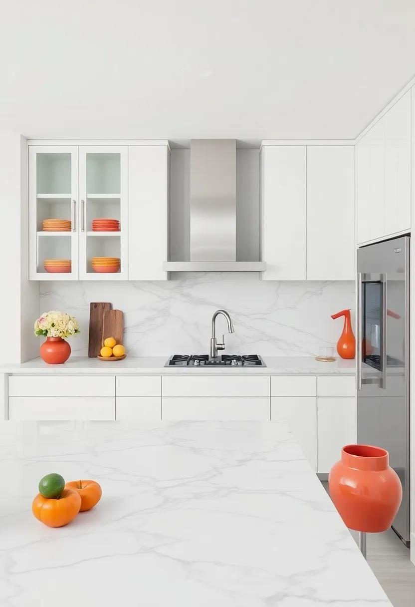 Accent ‍Colors: Use colorful accessories in‍ your kitchen that ​mirror the hues⁤ found in your marble, creating a harmonious color palette