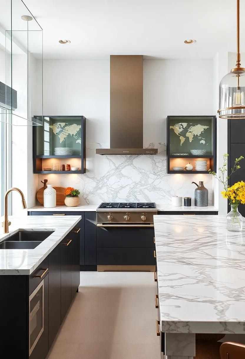 Go Bold with ‌Patterns:‌ Choose a marble with bold veining and rich colors ⁢to⁢ create a centerpiece​ that ⁤captivates the ⁤eye