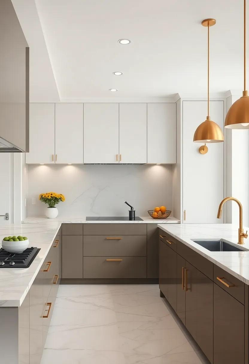Incorporate Brass fixtures: pair⁣ luxurious‍ marble with‍ warm brass or⁤ gold‍ hardware to elevate the overall look with a hint​ of glamour