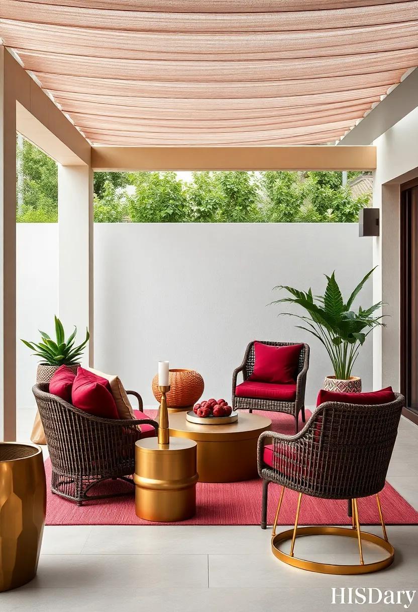 The Luxury of Textures: Layering Fabrics and Finishes in Outdoor Areas