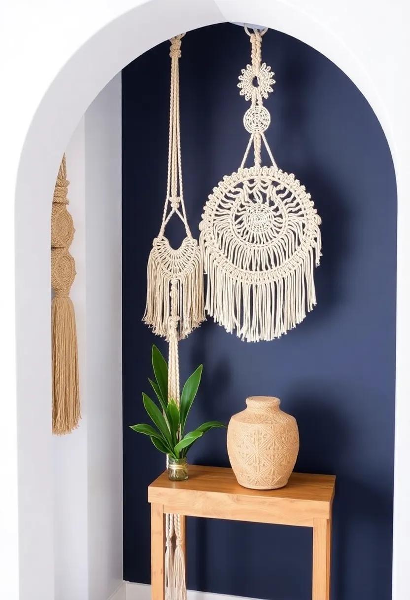 Macramé Touches: ⁣Incorporate macramé hangings and accents to bring texture and a handmade charm ​to your boho theme