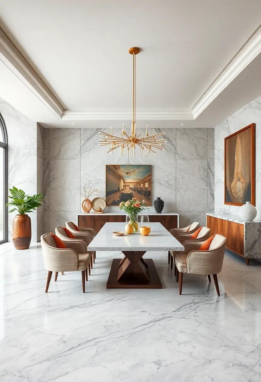 The ⁤Versatility of ⁤Marble:⁢ From Classic to ‍Modern‍ Dining​ Rooms