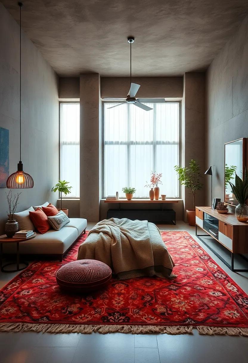 Choosing​ Unique Rugs​ to Anchor and Define⁤ Spaces ⁢in Your Oasis