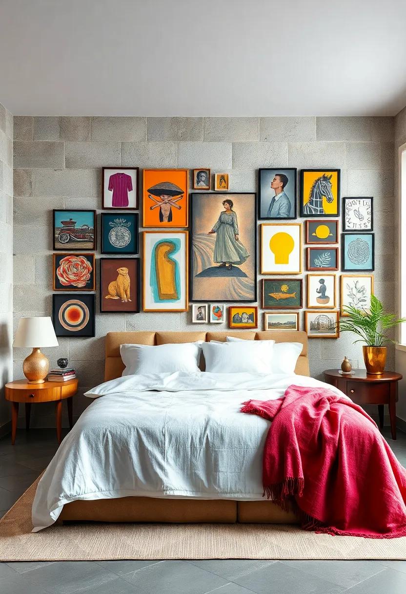 Establishing a Colorful Gallery Wall to‌ Showcase ⁣Your Creativity