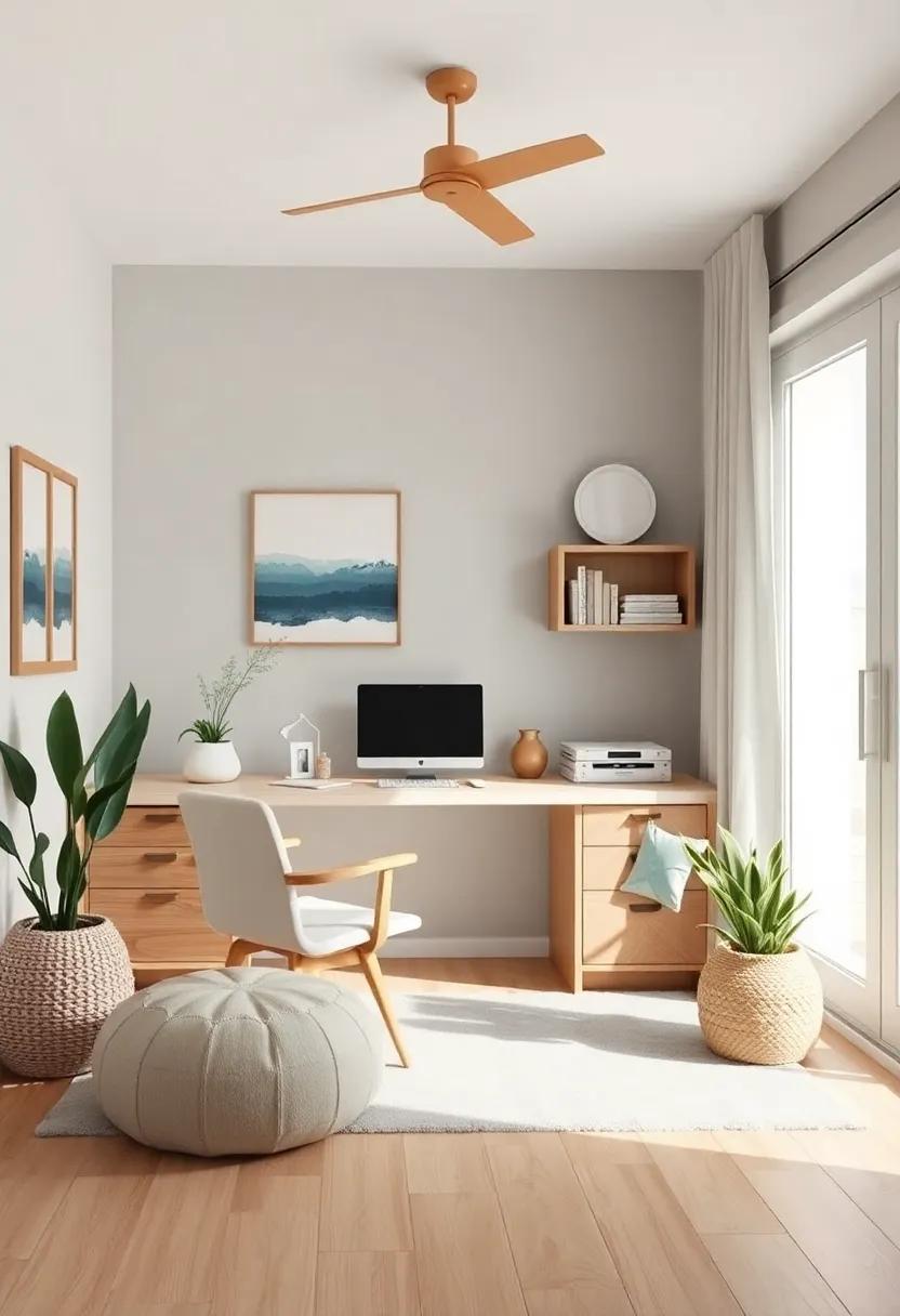 Efficient and Elegant: Marvel at an ultra-organized office complete with smart storage solutions⁤ and a striking mid-century‌ bookshelf,showcasing both functionality and ⁤aesthetic​ appeal