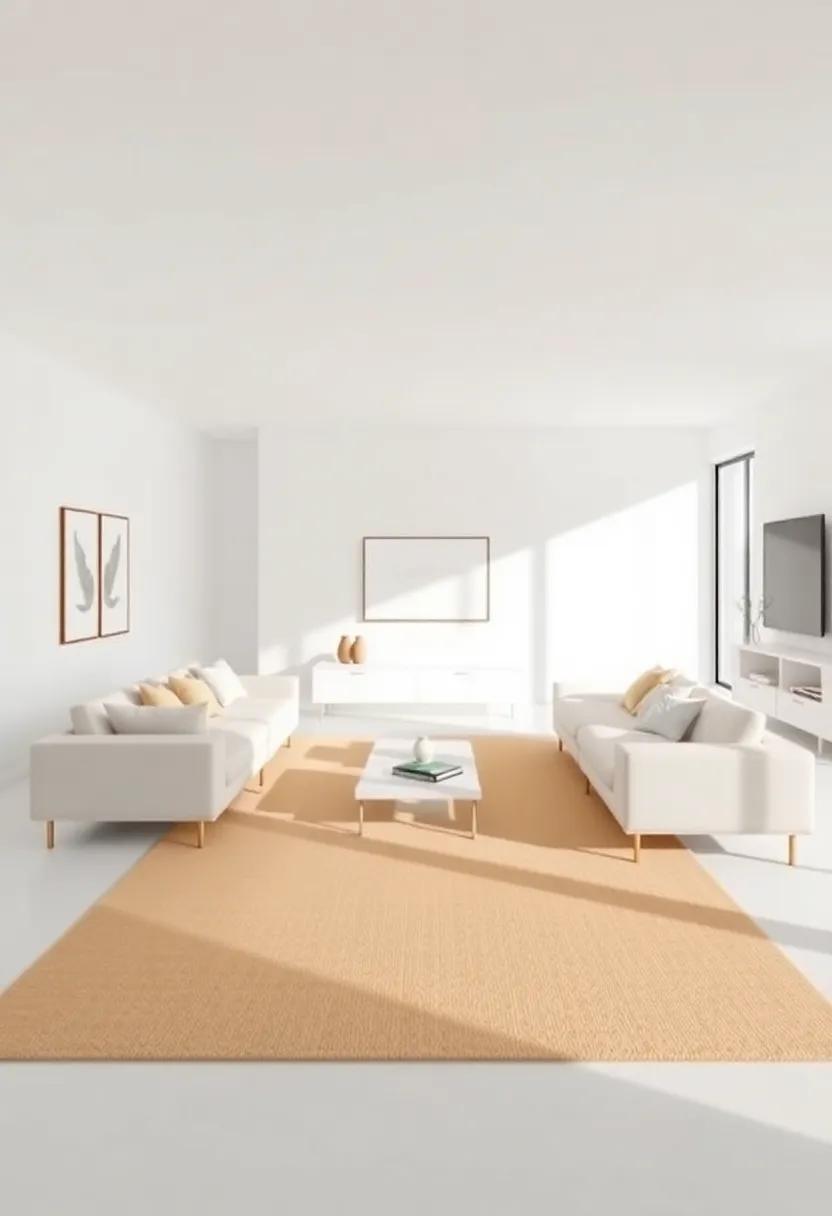 Choose Simple rugs:‍ Look for rugs ​with simple patterns or solid colors that​ define areas without overwhelming the⁢ room