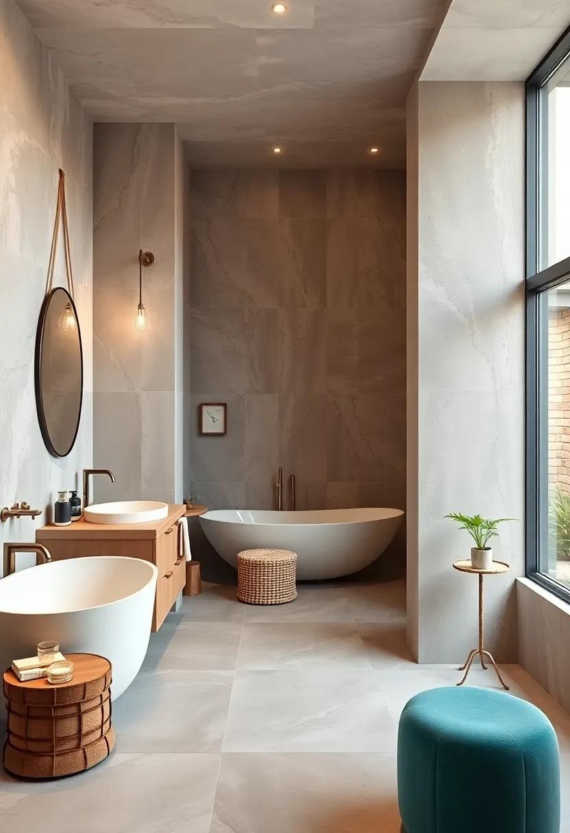 blending Vintage Charm with Modern Aesthetics in Bathrooms