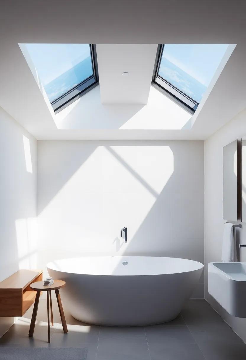 Innovative skylight Designs: Merging⁢ Technology and Style in‍ Bathrooms