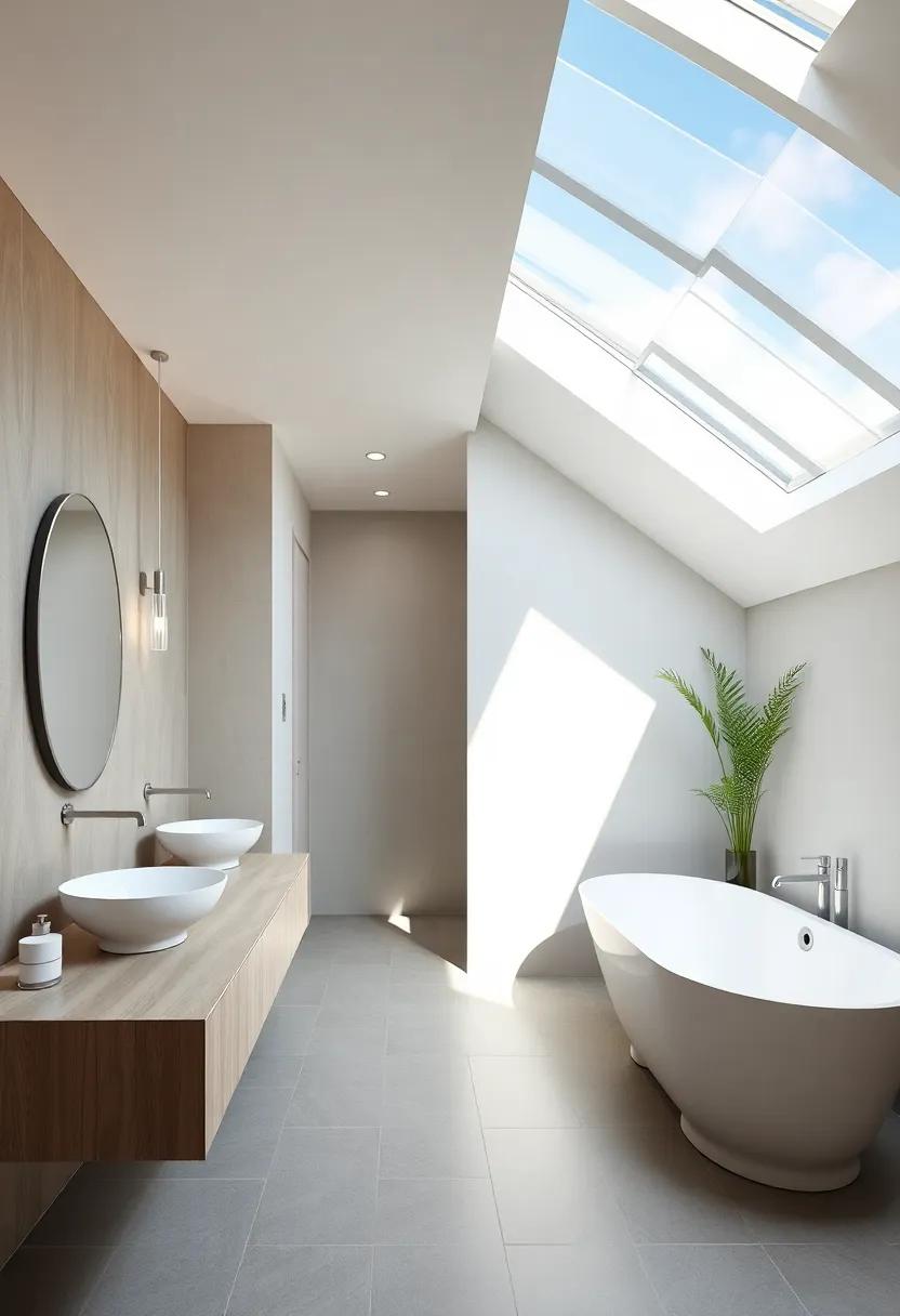 Maximizing Privacy While Embracing Natural Light in ⁣Stylish Bathroom Designs