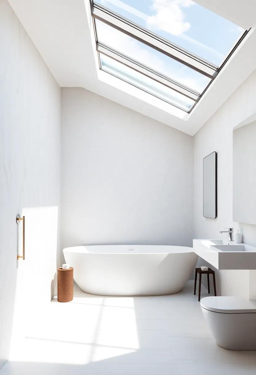 Skylights as Focal Points: Crafting Visual Interest in Bathroom Design