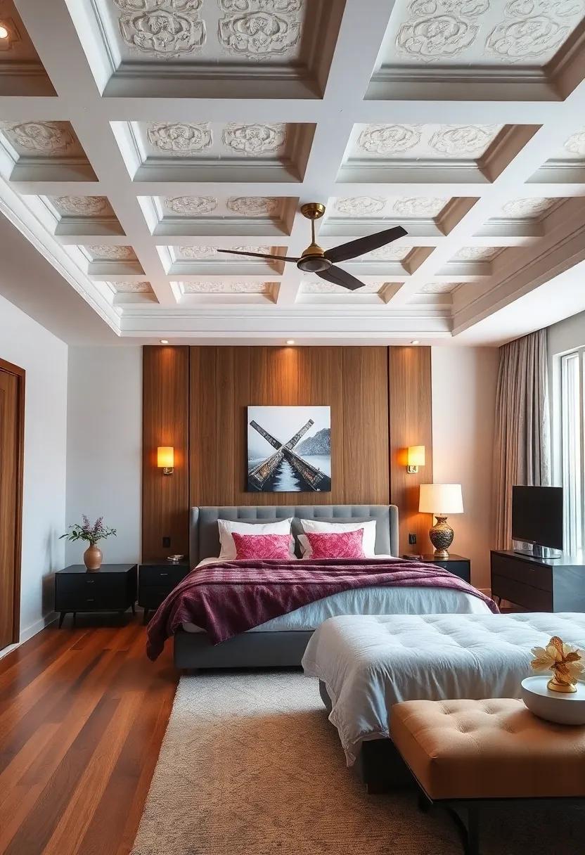 Ceiling Treatments: add character with decorative ceilings,‍ such as ⁤coffered or painted designs, to⁢ elevate the overall⁤ design