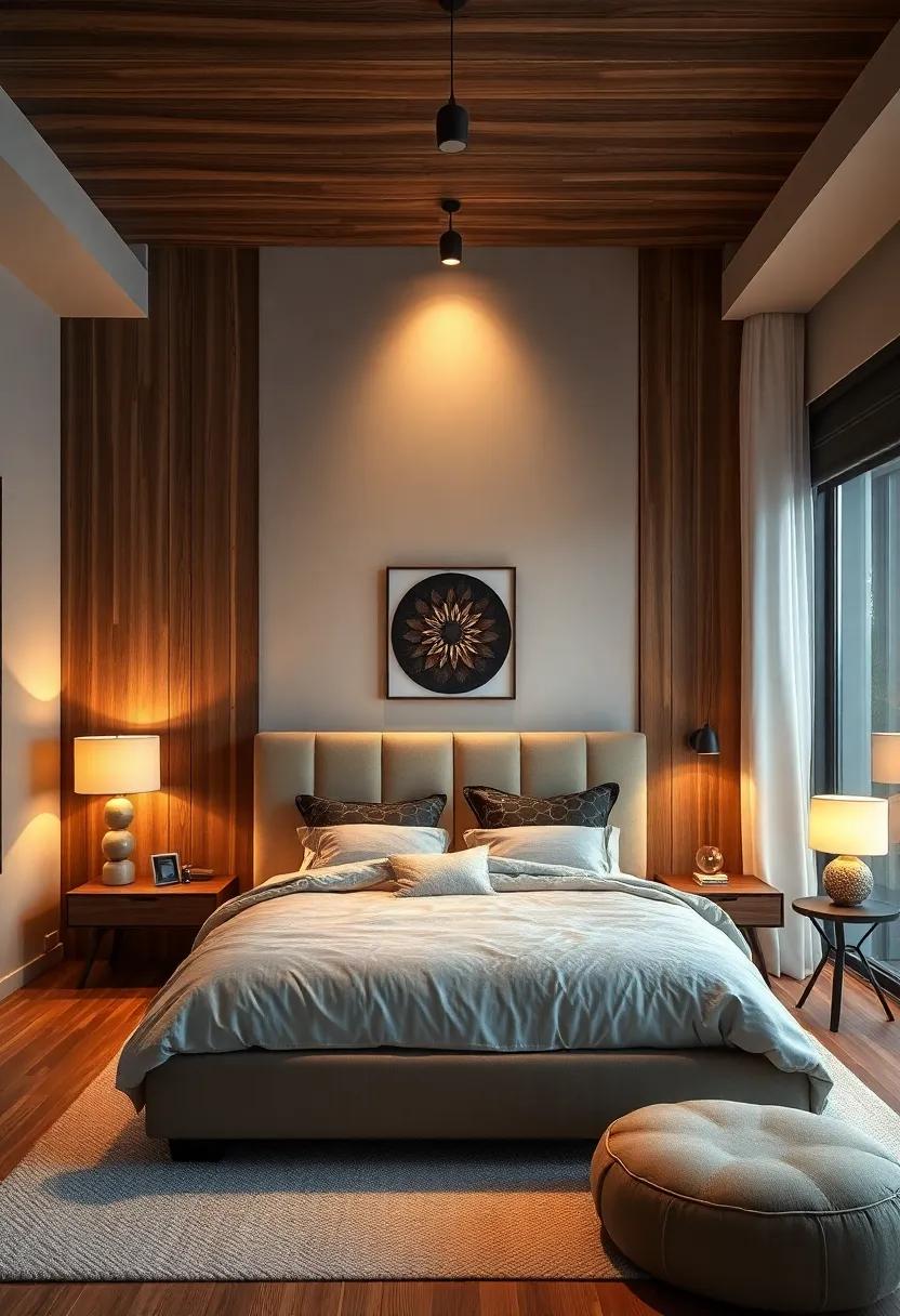 layered​ Lighting: Use a variety ‍of lighting sources​ such as‌ floor lamps, table lamps, and sconces to create ‌a warm,⁢ inviting atmosphere