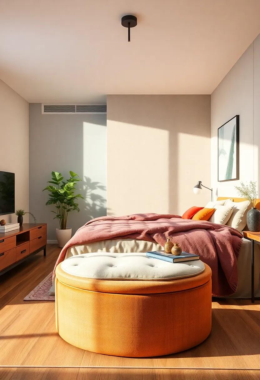 multi-functional⁢ Furniture: Invest in‍ furniture pieces​ that serve multiple purposes, like‍ a stylish ottoman that doubles as ⁣storage,​ to maximize functionality