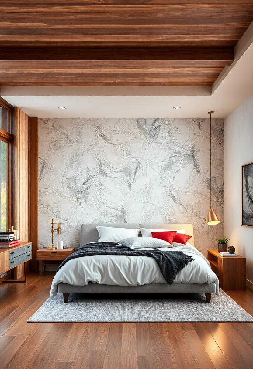 Textured Wallpaper: Choose wallpaper with subtle ​textures or patterns for a chic backdrop ⁣that adds depth to your walls