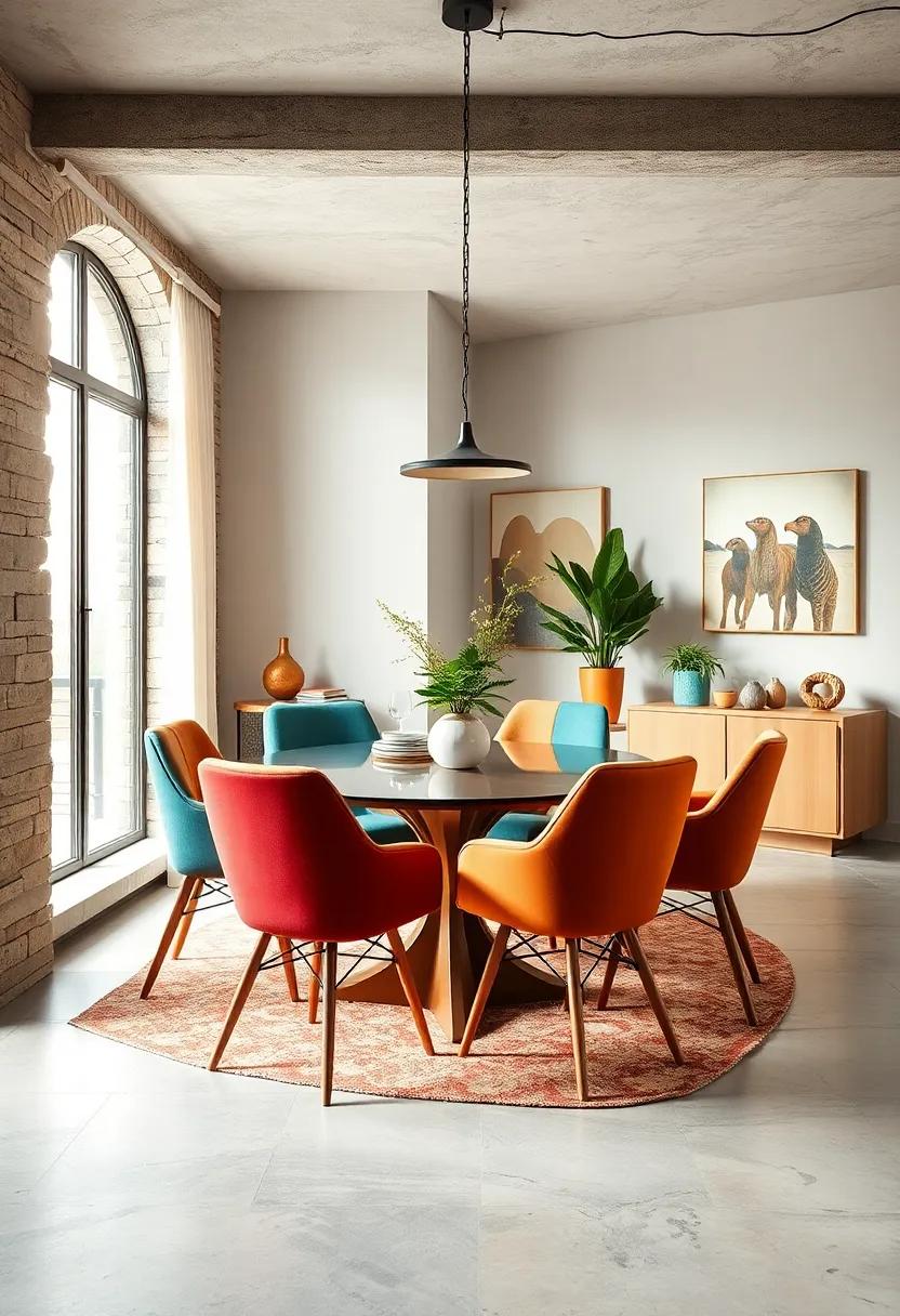 Choose a cleverly ‌mismatched set of dining chairs that share a common color theme to maintain cohesiveness without uniformity