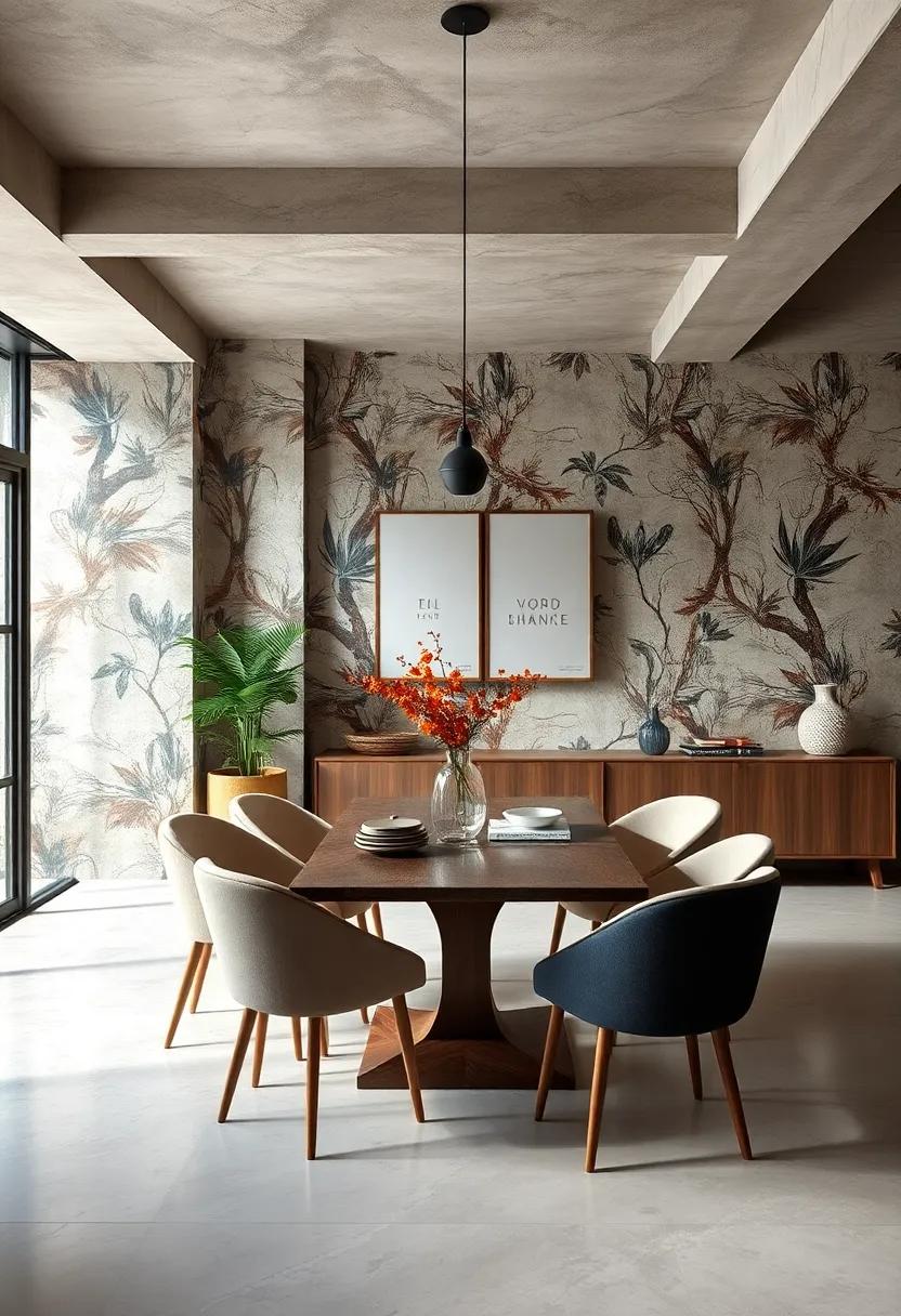 Create ‌a feature‌ wall with removable wallpaper that showcases ‌a bold print while ​allowing ⁢flexibility for future ‍updates