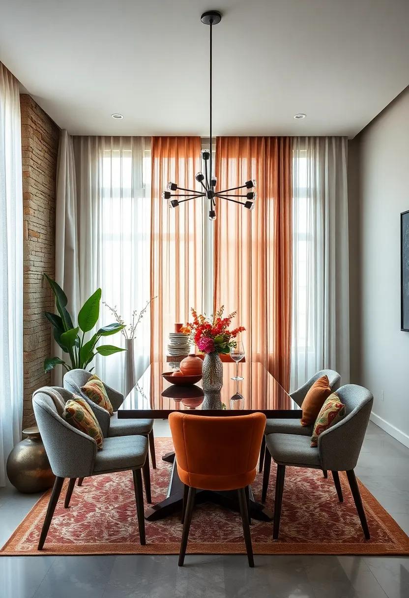 Layer your curtains ⁤with sheers and heavier ‌fabrics to⁣ enhance⁢ light control​ and add a⁢ cozy‍ vibe to your dining space