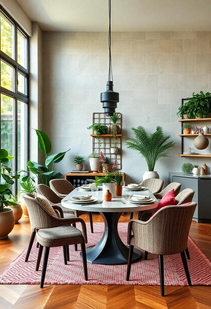 Showcase natural elements like potted plants or ⁣a vertical garden to introduce vibrant greens and soften the overall look