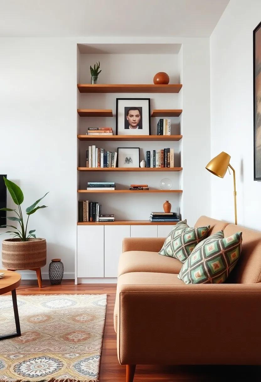 Use Minimalistic Shelving: select slim, minimalistic shelves to display your‍ curated collection of books ‍and art, keeping the focus on ⁢your eclectic taste