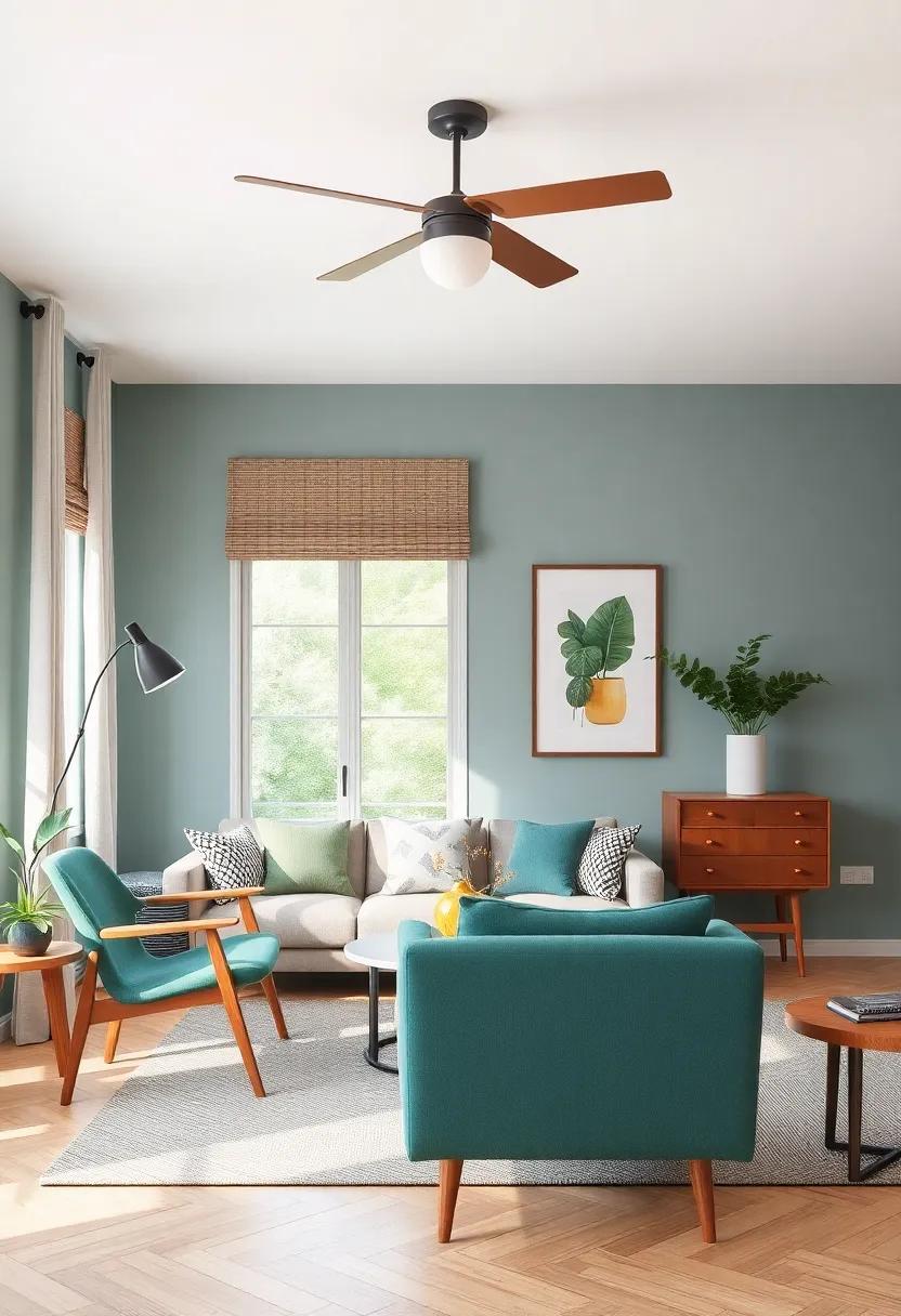 Design a⁤ cozy Reading Nook:​ Create a comfortable corner with⁤ a mid-century chair, ⁤a​ floor lamp, and a side table‌ for a⁣ stylish escape