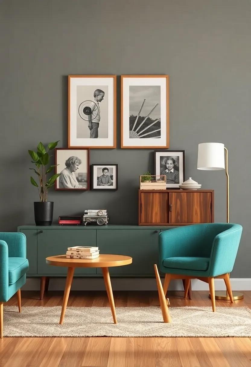 Personalize with Family ‌History: Showcase personal⁣ artifacts or photographs ⁣that resonate with your family’s ​history alongside mid-century ⁤design elements