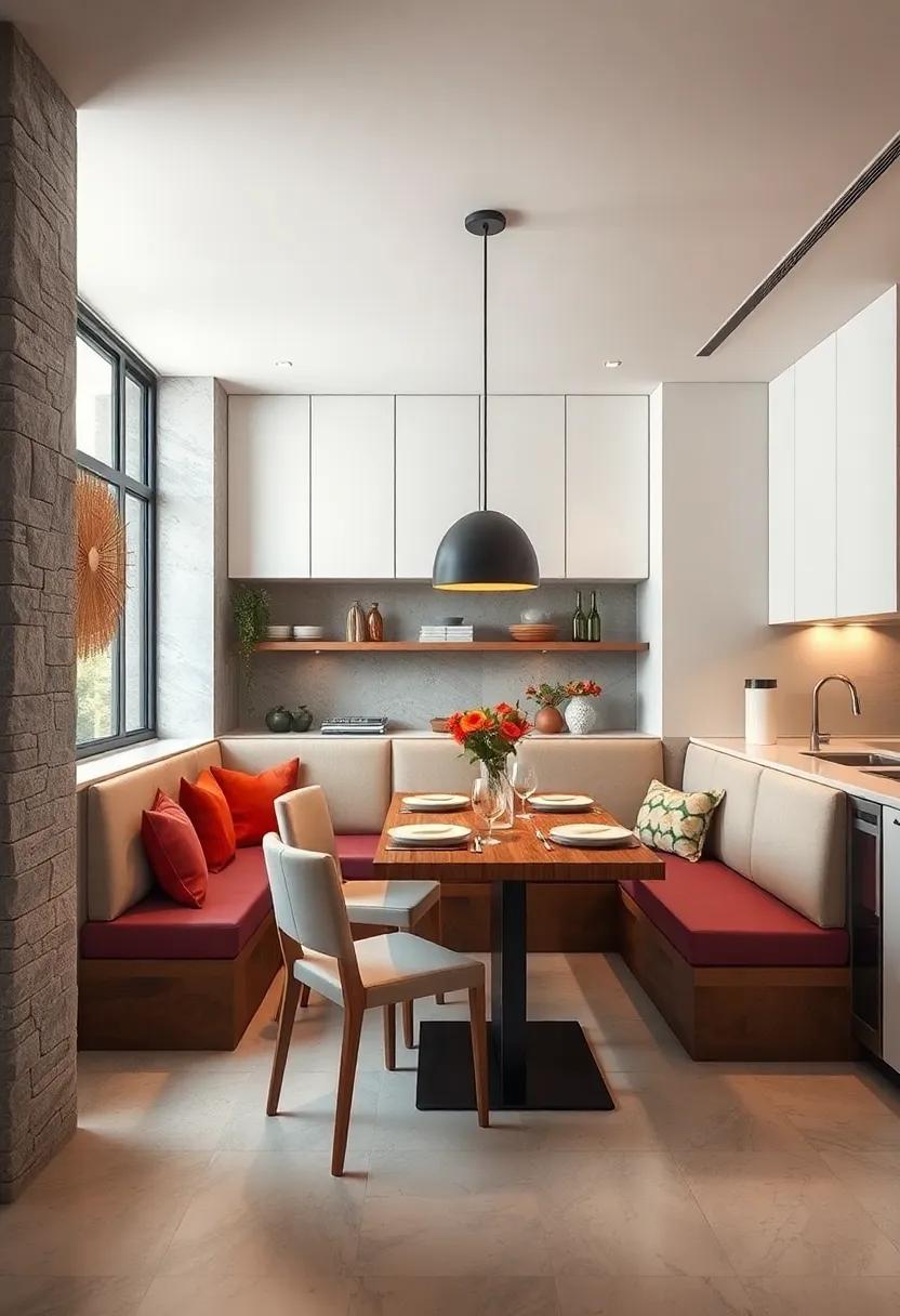 Dining Banquettes:⁢ Cozy nook ⁣seating ⁤that provides ⁤warmth and creates an intimate dining​ experience