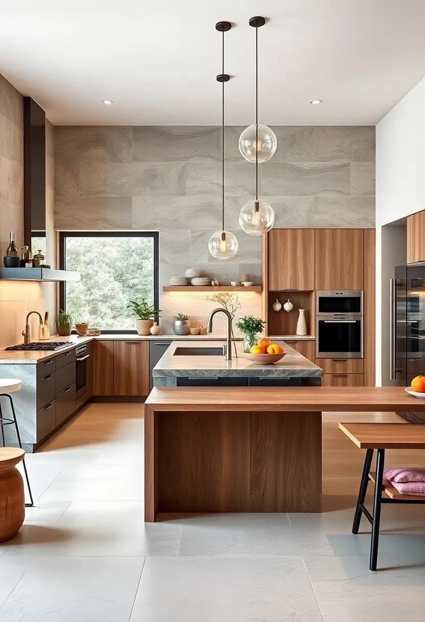 Multifunctional Islands: ‍Central hubs ​that serve as prep areas, dining spots, and storage ⁤solutions