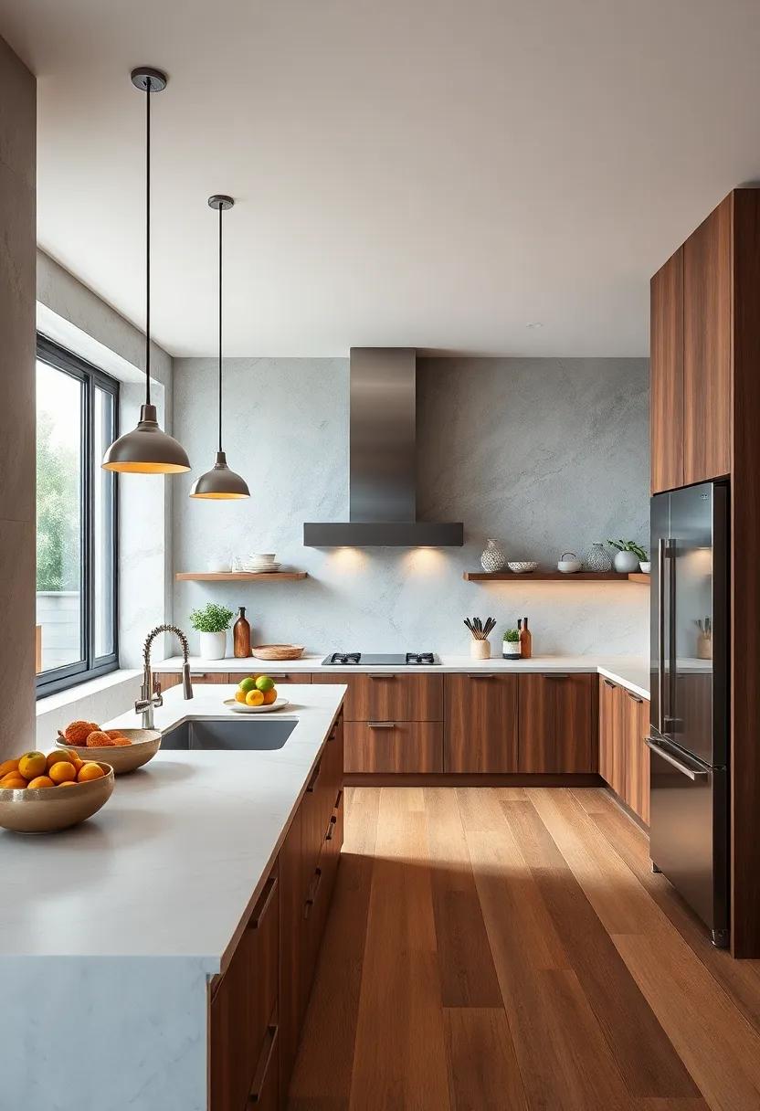 Textured Walls: Incorporate⁤ different finishes or patterns to add depth⁤ and interest ⁣to‌ your kitchen