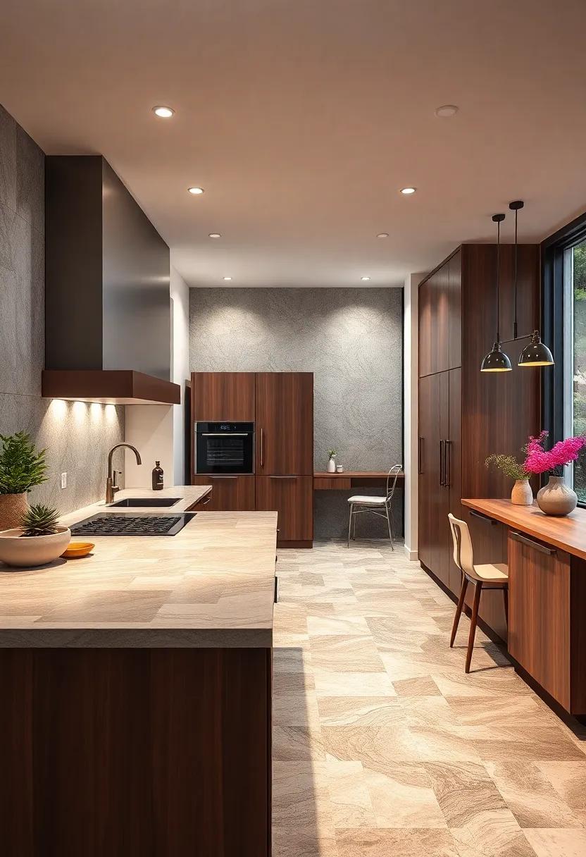 Unique⁣ Flooring: Creative patterns and materials to differentiate‍ your⁤ kitchen and enhance style