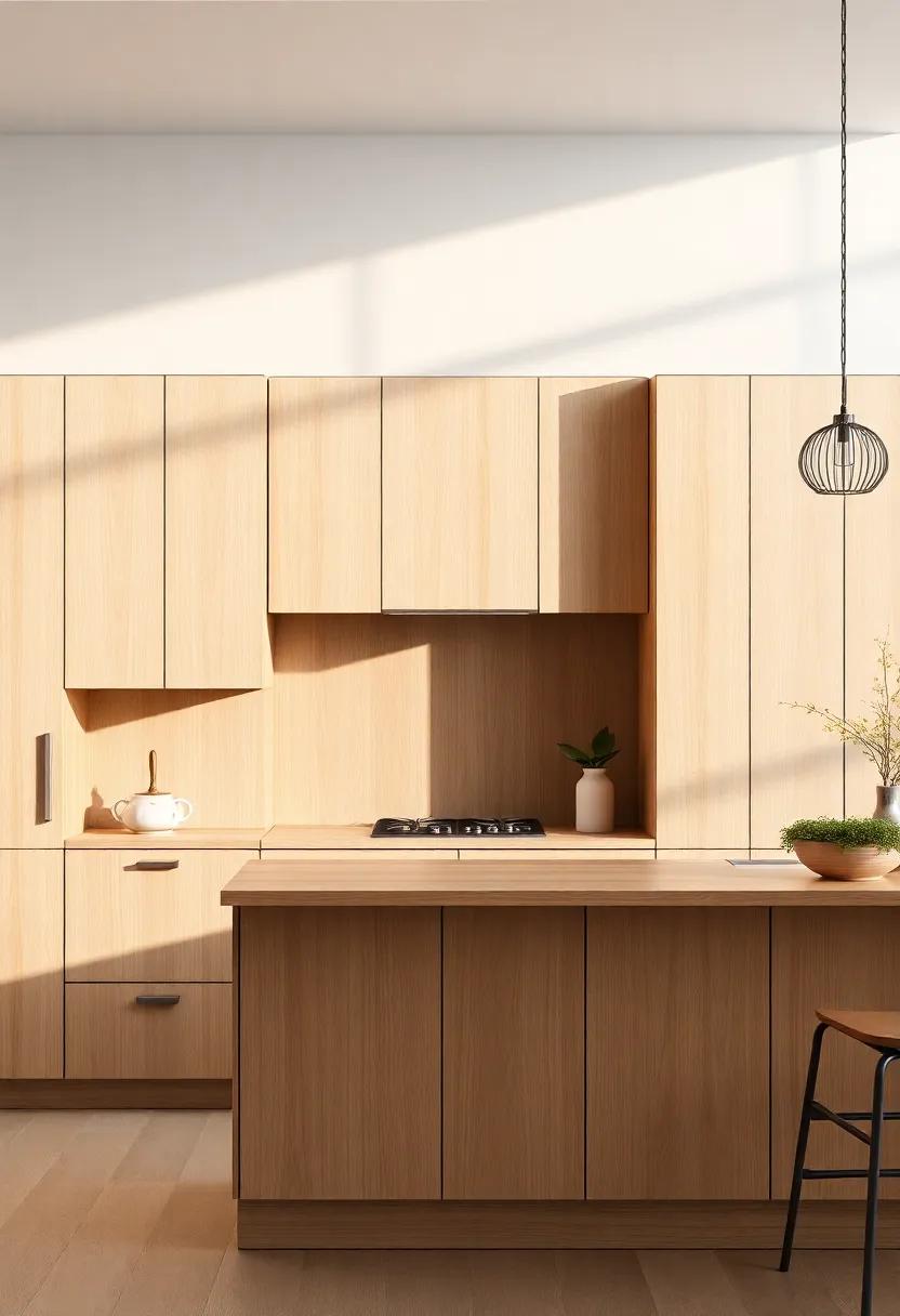 Creating ​a Cozy Atmosphere With Warm Oak Tones in Your Kitchen