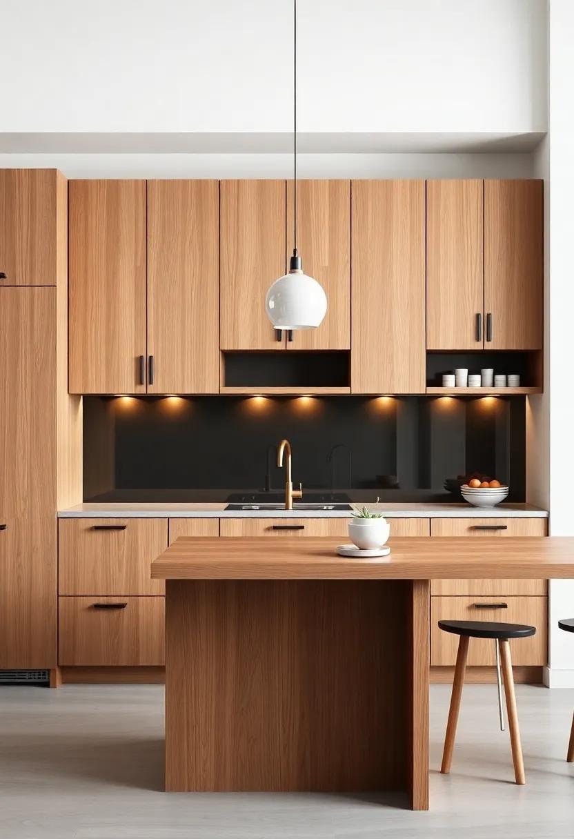 Elevate Your Kitchen Aesthetics With Striking Modern Oak Cabinets