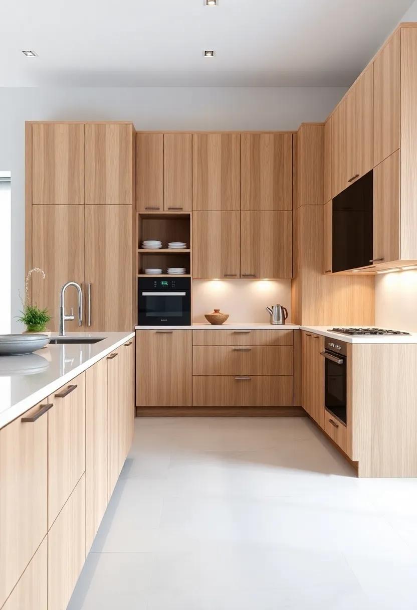Innovative Storage Solutions Within ⁢Modern Oak Cabinetry