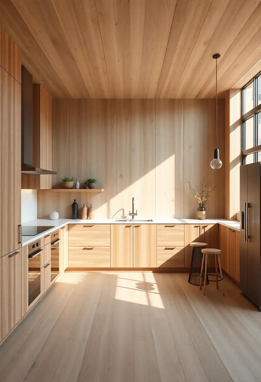 Lighting that Enhances the Natural Charm of Wood Kitchens