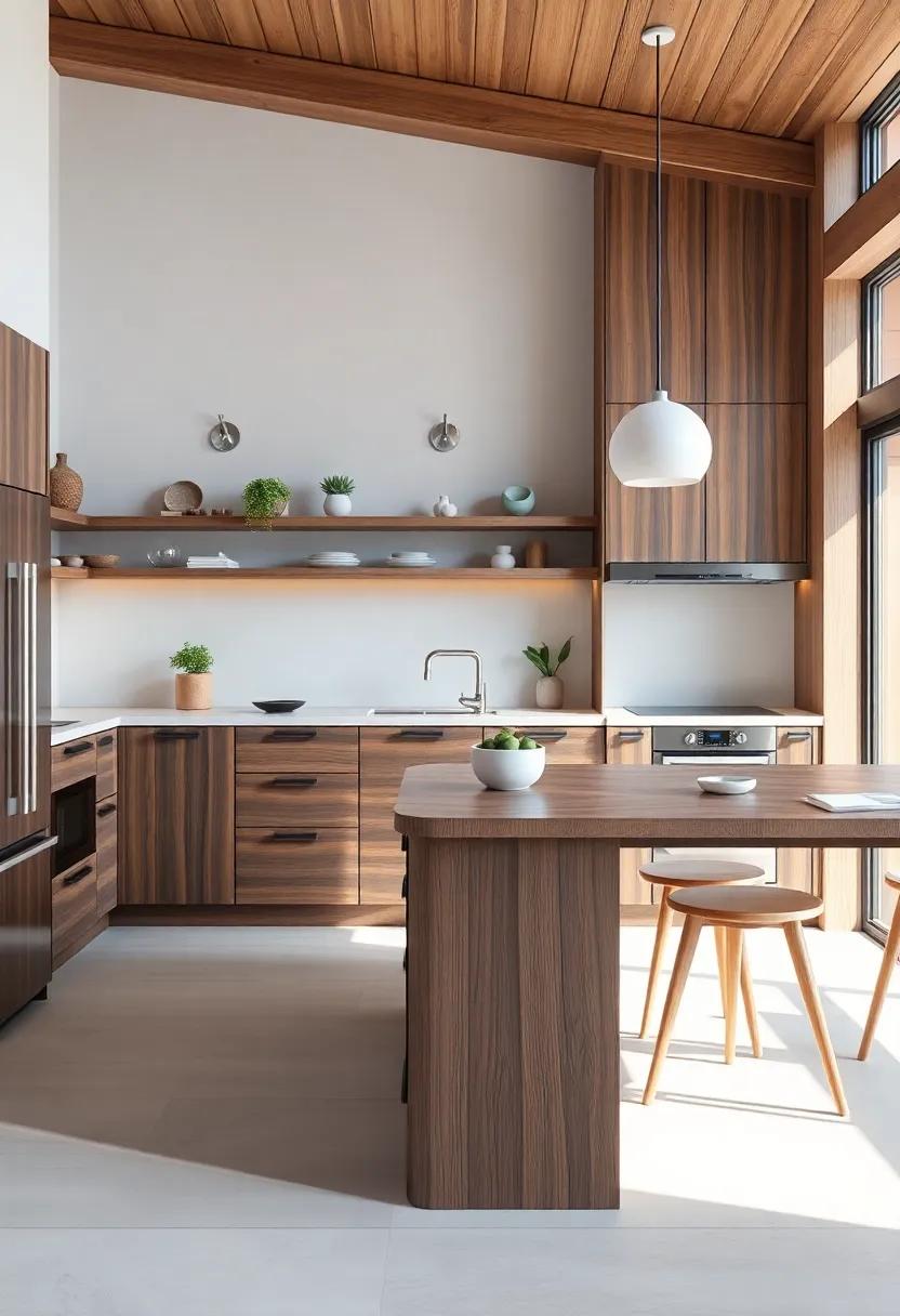Timeless ‍decor: Blending Wood‍ Elements with Modern Fixtures