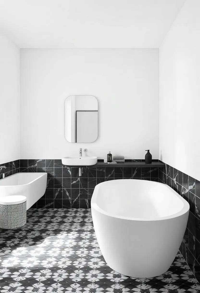 The Allure of Monochrome Patterns: Tiles‌ and Textiles That Captivate
