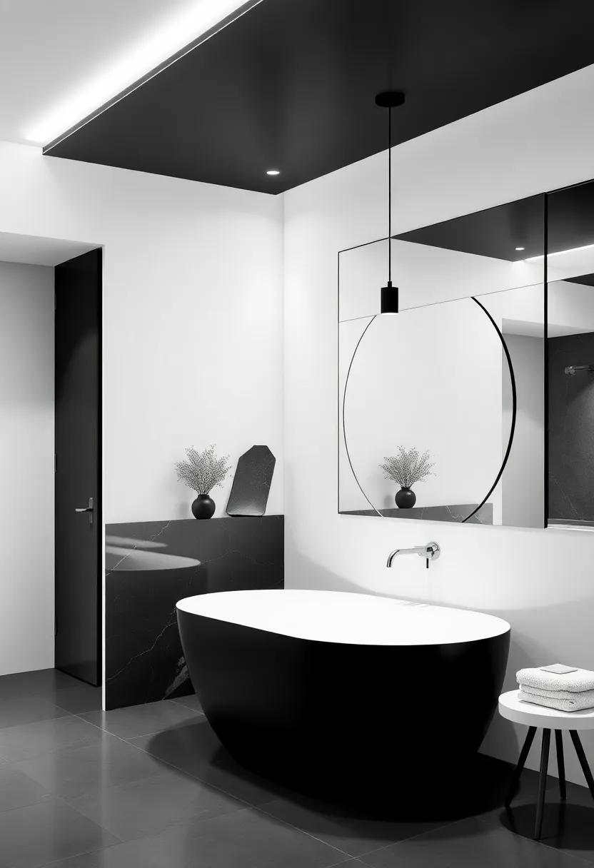 Creating Visual Heights with Monochrome Ceiling Designs