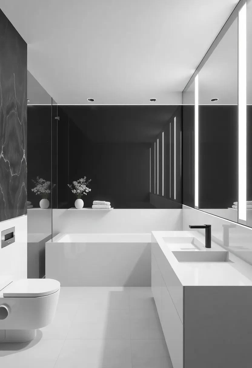 Lighting Design: Enhancing Monochrome Aesthetics‍ with innovative Features
