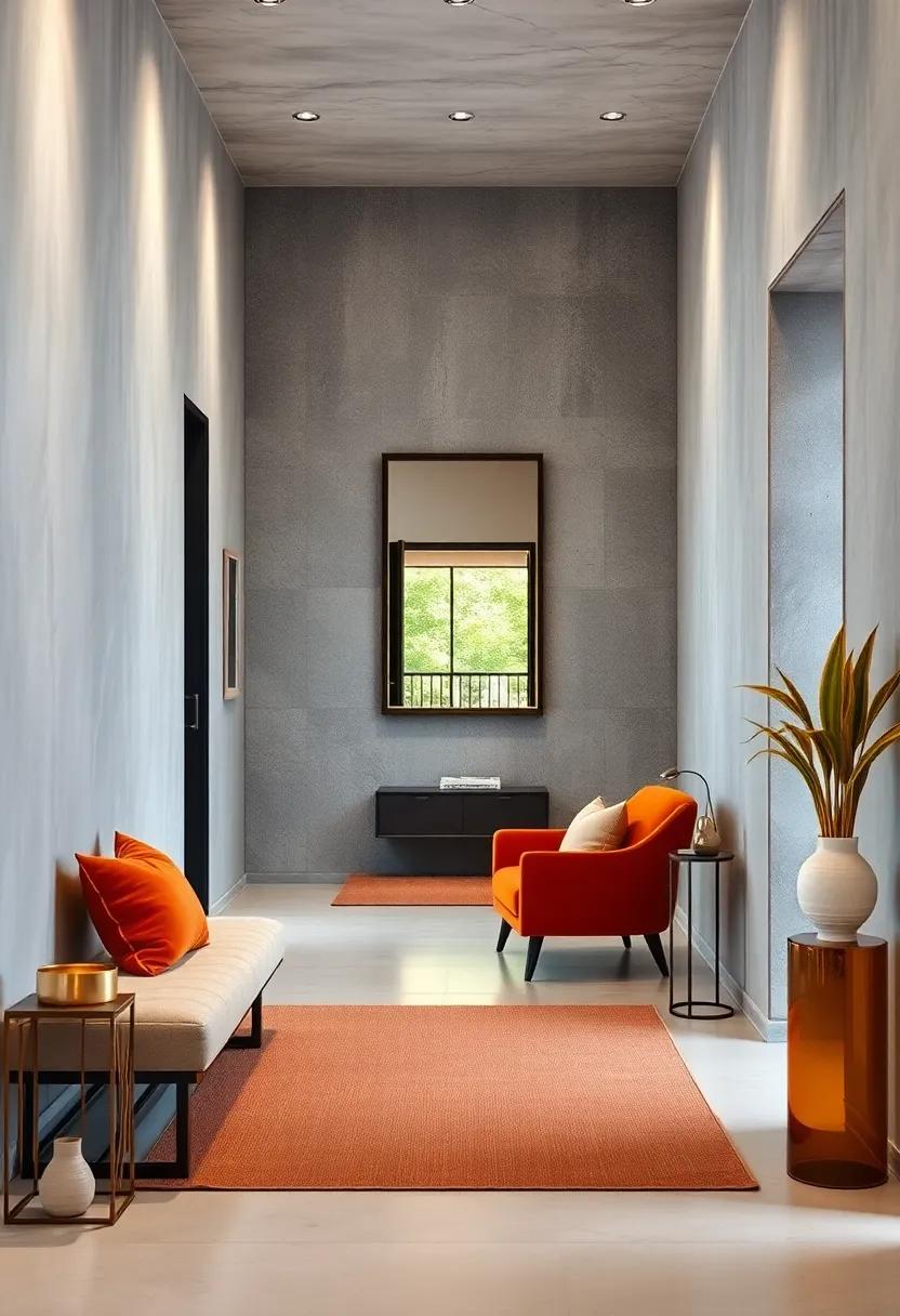 Frame a Muted ⁢Amber⁤ Mirror to Enhance ​Light and‍ Create Visual ⁣Interest in⁢ Hallways