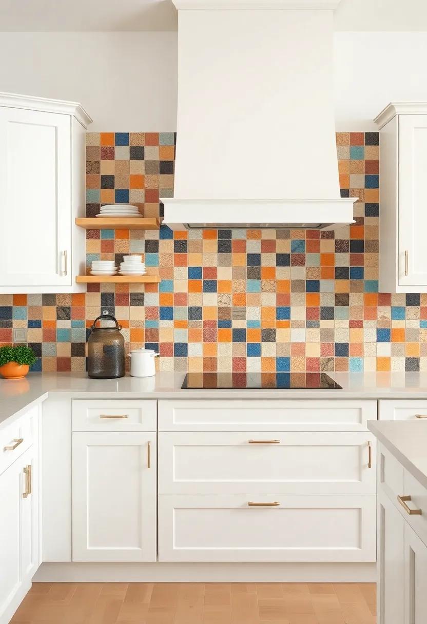 Mosaic Magic: Use off-white cabinets to set the tone‌ for ⁢a playful mosaic-style backsplash, ⁣combining various colors and materials for⁢ an artistic touch