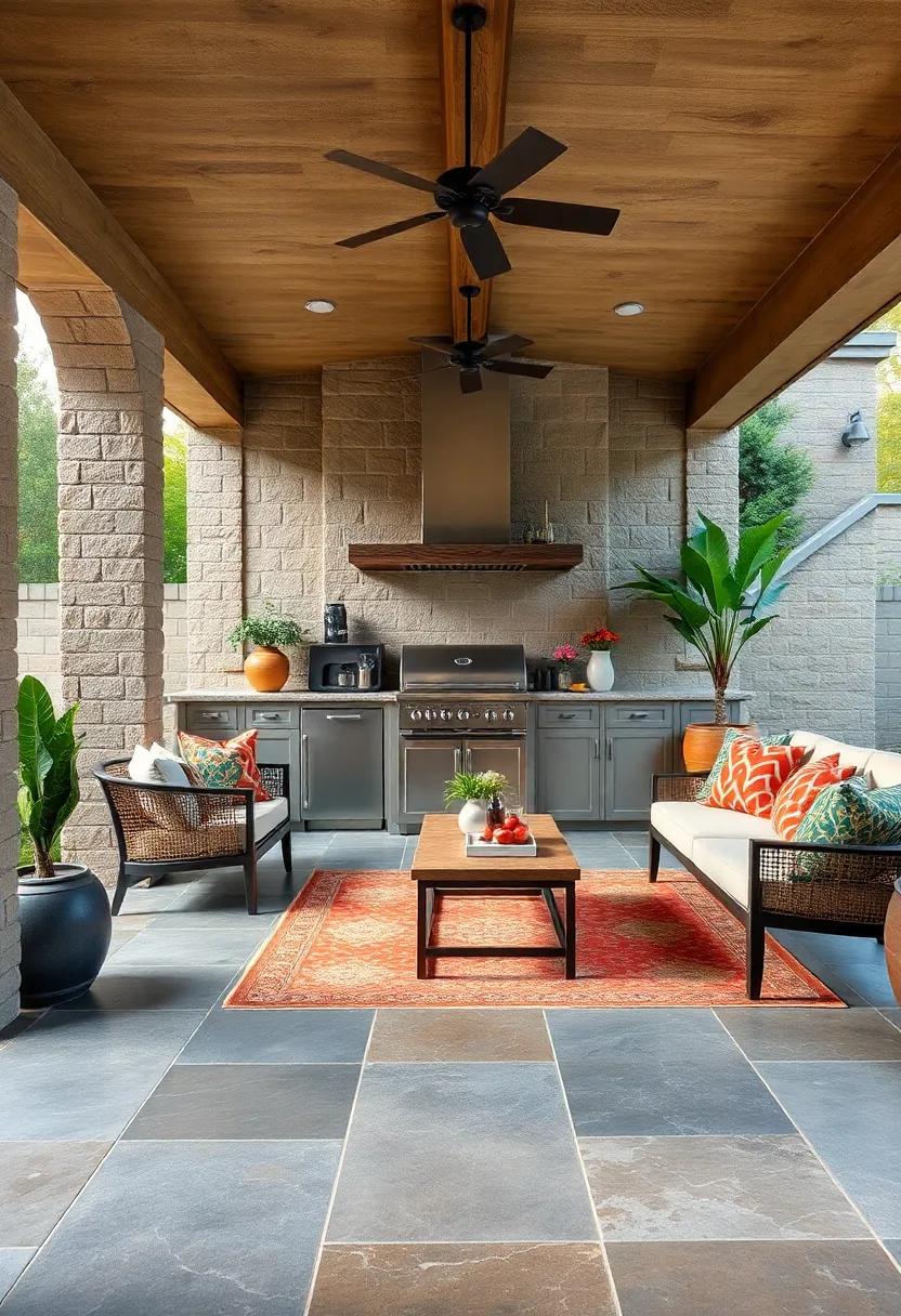 Celebrate ‌the Beauty of⁣ Slate Flooring⁢ in Your Outdoor Culinary Oasis